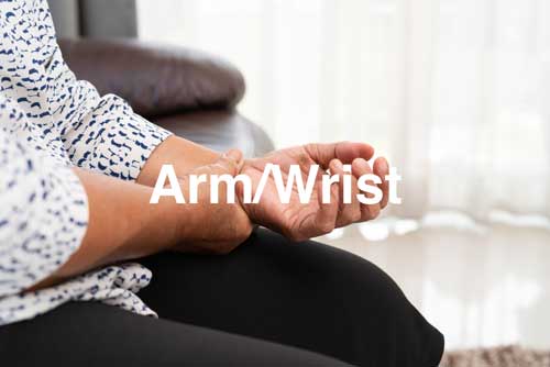 Wrist injury after car accident